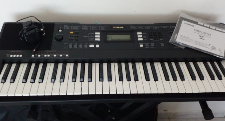 Yamaha PSR-A350 Oriental Keyboard in its packaging