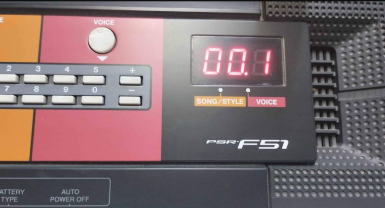 Yamaha PSR-F51 61-Keys Portable Keyboard For Sale