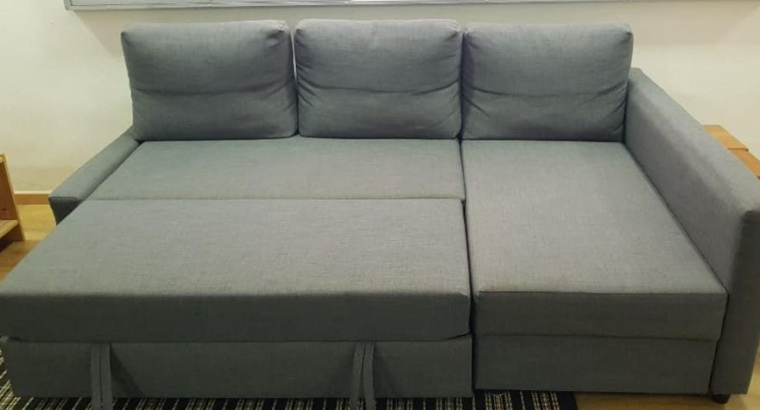 Ikea sofabed with storage for sale