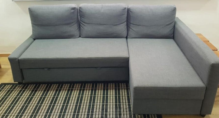 Ikea sofabed with storage for sale