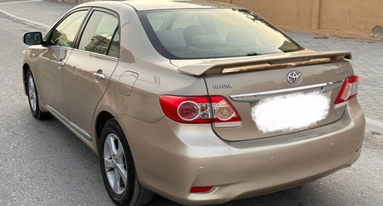 Toyota Corolla 2012 full option Gcc for sale