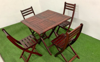 4-Seater Foldable Dining Set for sale