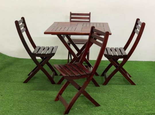 4-Seater Foldable Dining Set for sale