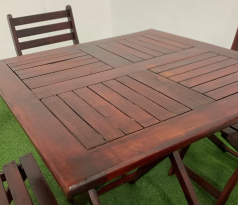 4-Seater Foldable Dining Set for sale