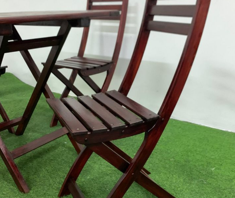 4-Seater Foldable Dining Set for sale