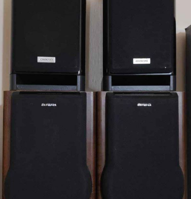 Aiwa & Onkyo Sarround Speakers For Sale