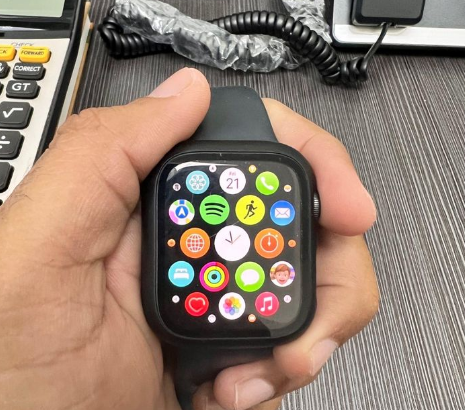Apple SE 44mm Watch With Blue Strap For Sale