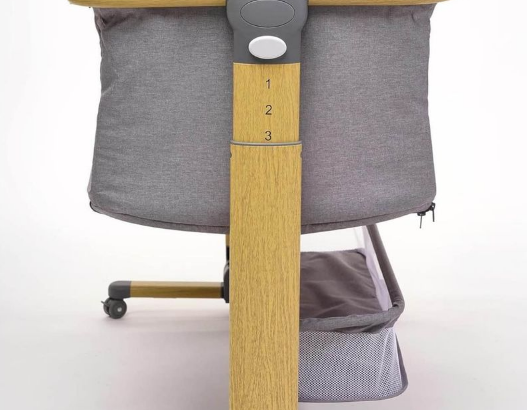 Crib Cum Bedside Baby Bassinet With Mattress For S