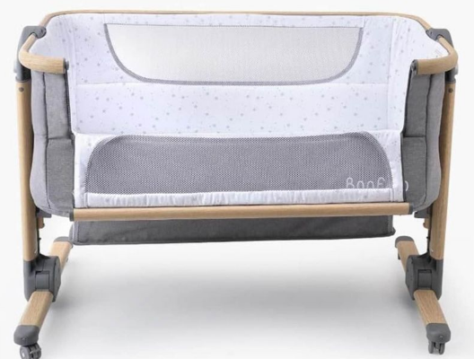 Crib Cum Bedside Baby Bassinet With Mattress For S