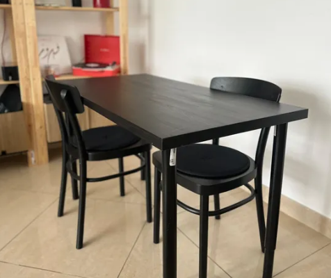 Dining table with two chairs for sale