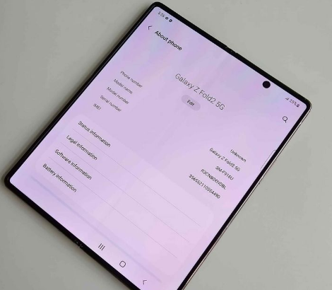 SAMSUNG GALAXY FOLD 2 5G GOLD 12GB 256GB FOR SALE