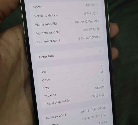 Iphone 12 Pro Max 512GB Storage For Sale