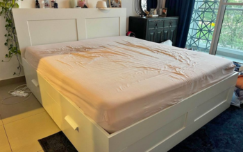 Kingsize bed “Brimnes” Ikea For Sale