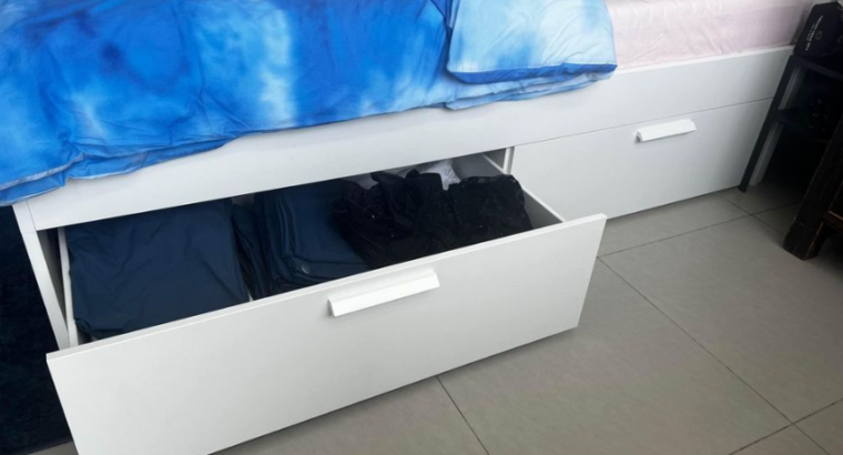 Kingsize bed “Brimnes” Ikea For Sale