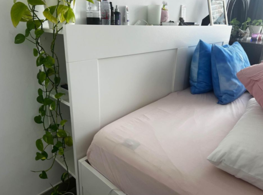 Kingsize bed “Brimnes” Ikea For Sale