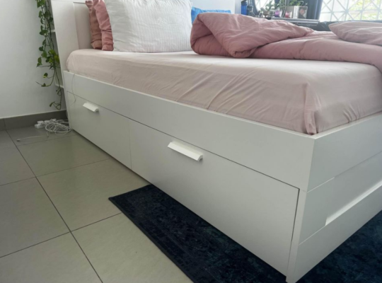 Kingsize bed “Brimnes” Ikea For Sale