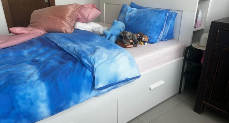 Kingsize bed “Brimnes” Ikea For Sale