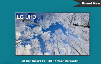 LG 86″ Smart TV – 4K – 1 Year Warranty For Sale