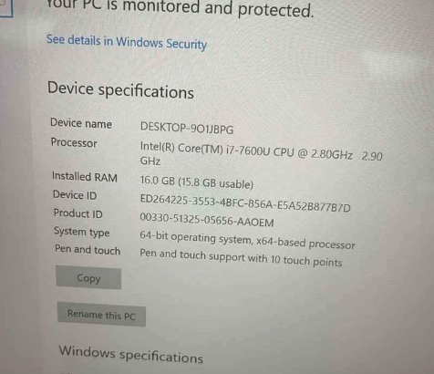 Lenovo ThinkPad Yoga 370 Touch screen Core i7 For