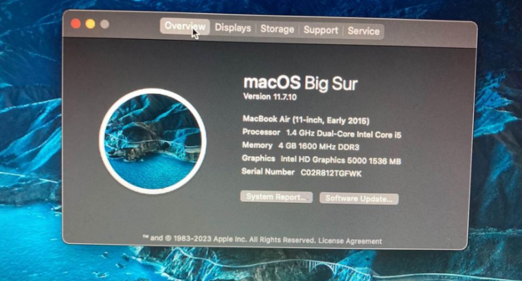 MacBook Air 2015 11 inches Core i5 For Sale