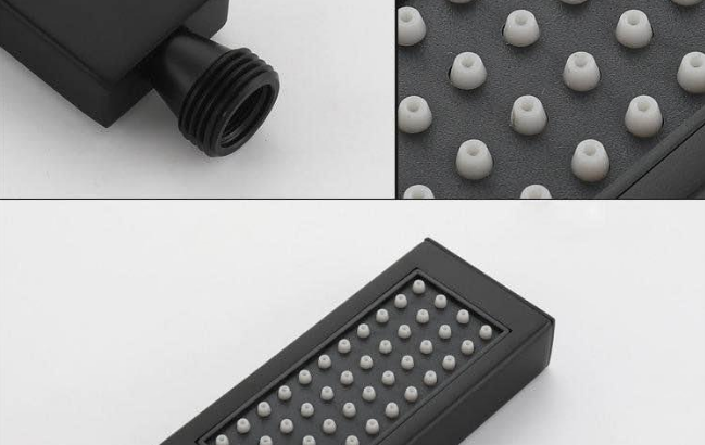 PHRI-TECH heavy Brass Shower System Matt Black For