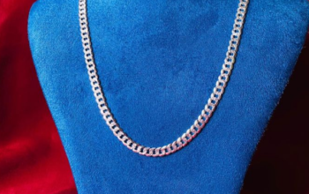 Beautiful ITALIAN SILVER 925 Flat curb Chain For