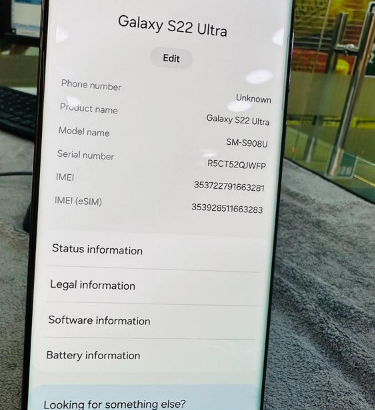 Samsung S22 Ultra 512GB For Sale