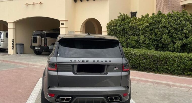 Range Rover sport SVR 2018 in perfect condition