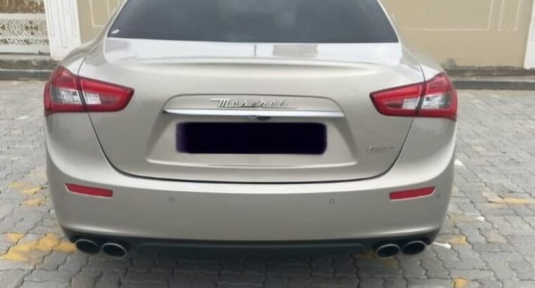 Masarati Ghibli Full option 2015 Gcc in good cond