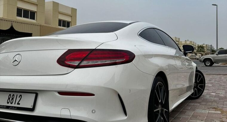 Mercedes C200 coupe full option 2019 Gcc for sale