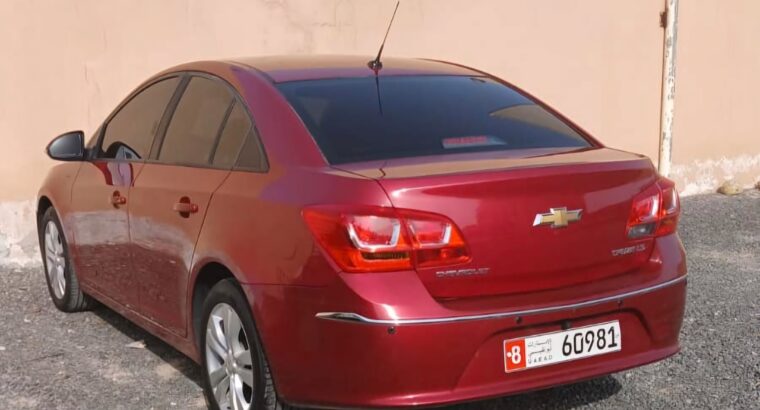 Chevrolet Cruze mid option 2016 Gcc