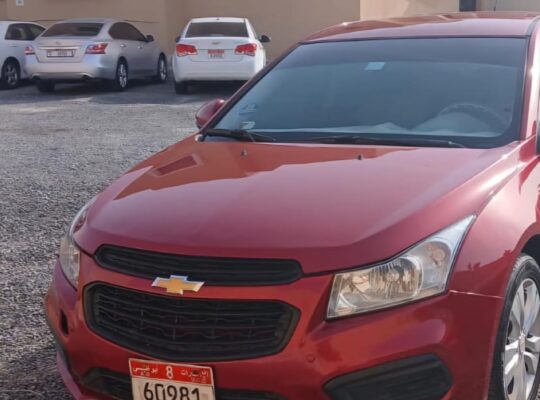 Chevrolet Cruze mid option 2016 Gcc