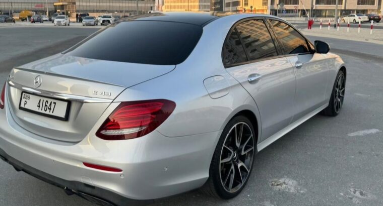 Mercedes E43 full option 2017 Gcc for sale