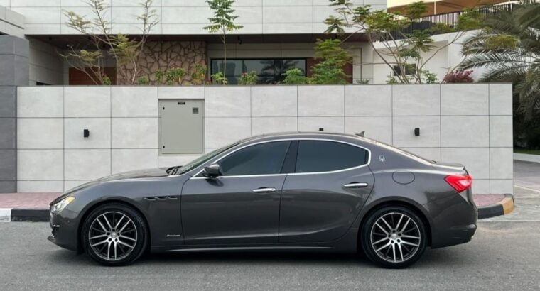 Masarati Ghibli 2018 Gcc in perfect condition