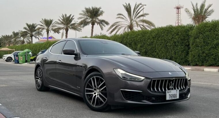 Masarati Ghibli 2018 Gcc in perfect condition