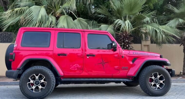Jeep wrangler Rubicon 2018 Gcc full option