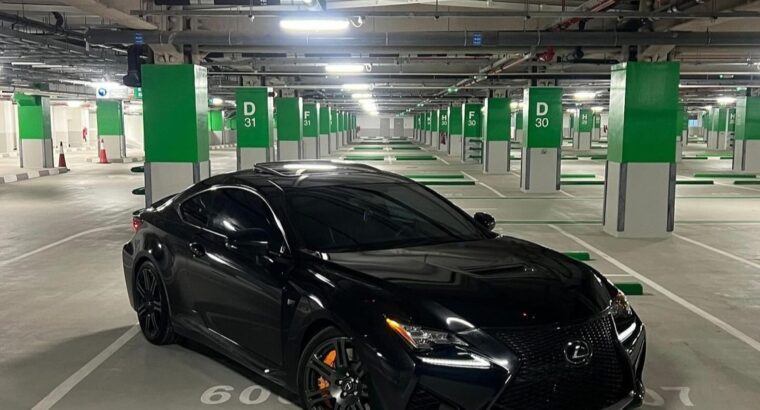 Lexus Rc F 5.0 full option 2017 USA imported