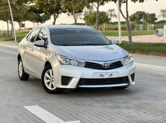 Toyota Corolla SE 2016 Gcc in good condition