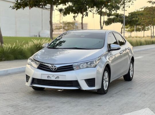 Toyota Corolla SE 2016 Gcc in good condition