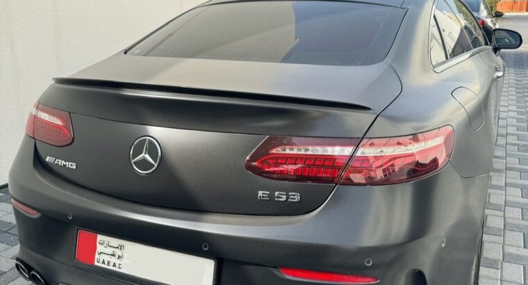Mercedes E53 AMG coupe 2022 Gcc for sale