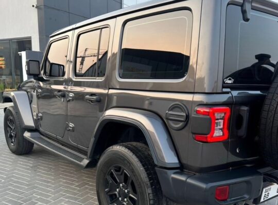 Jeep wrangler Sahara 2020 Gcc in good condition