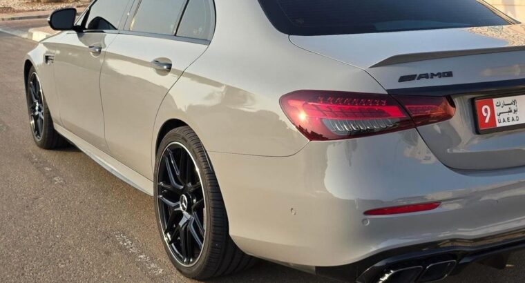 Mercedes E63s Edition one 2021 imported from Germa