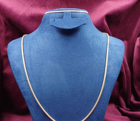 Italian Silver 925 Men’s Snake Chain 22″ For Sale