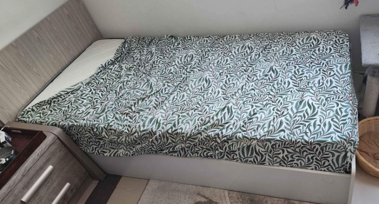 Single Bed with Mattress for sale