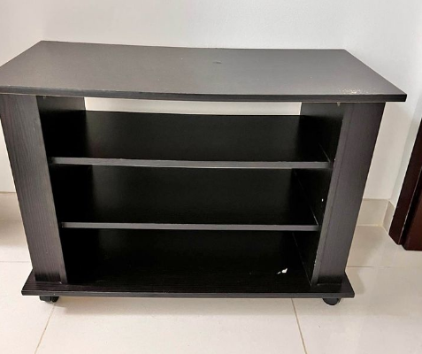 3 Tier Multipurpose TV Unit with Wheels For Sale