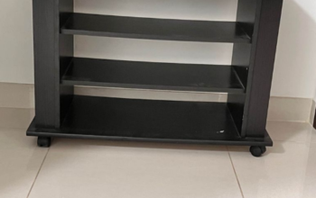 3 Tier Multipurpose TV Unit with Wheels For Sale