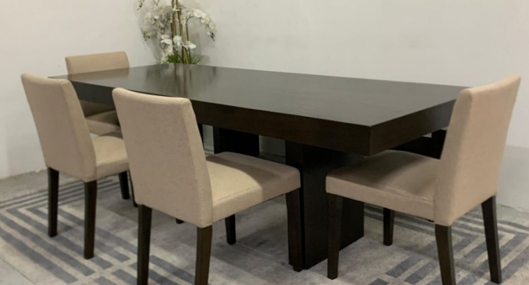 Dining Table with bench and 4 chairs for sale