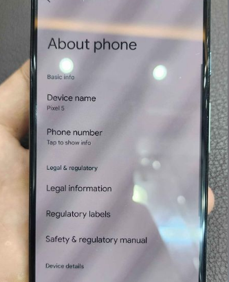 Google ‬pixel 5 8/128 memory condition A+ for sale