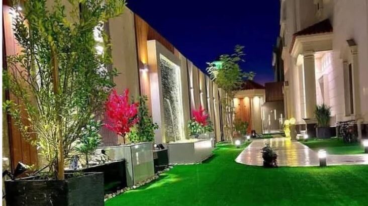 تنسيق حدائق وشلالات