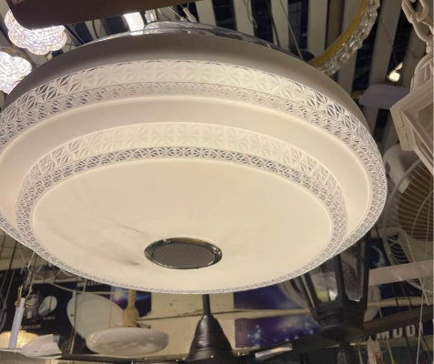 Ceiling Light Round with fan For Sale